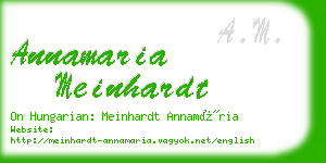 annamaria meinhardt business card